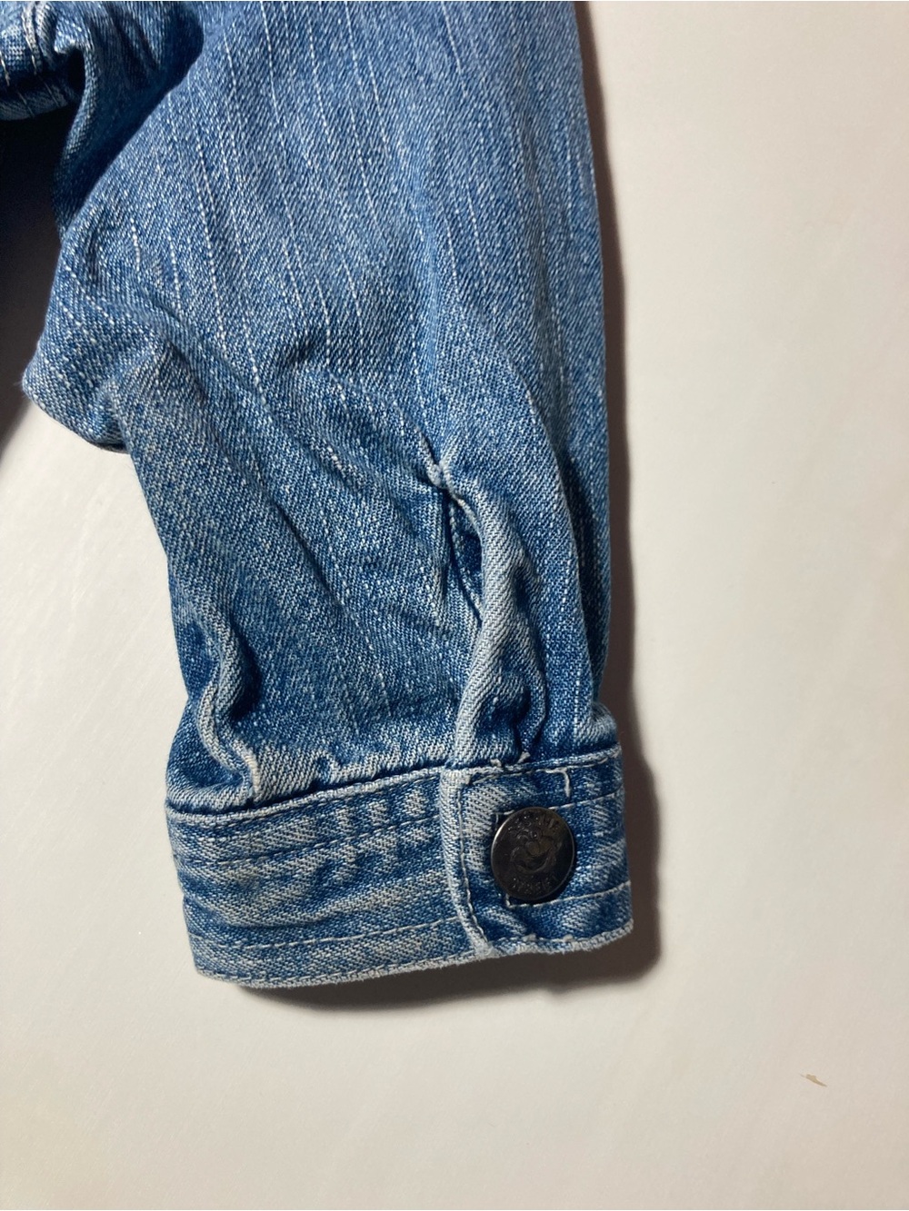 Sesame Street Vintage 2006 Denim Snap Front With Corduroy Collar Size 3T - Picture 10 of 16